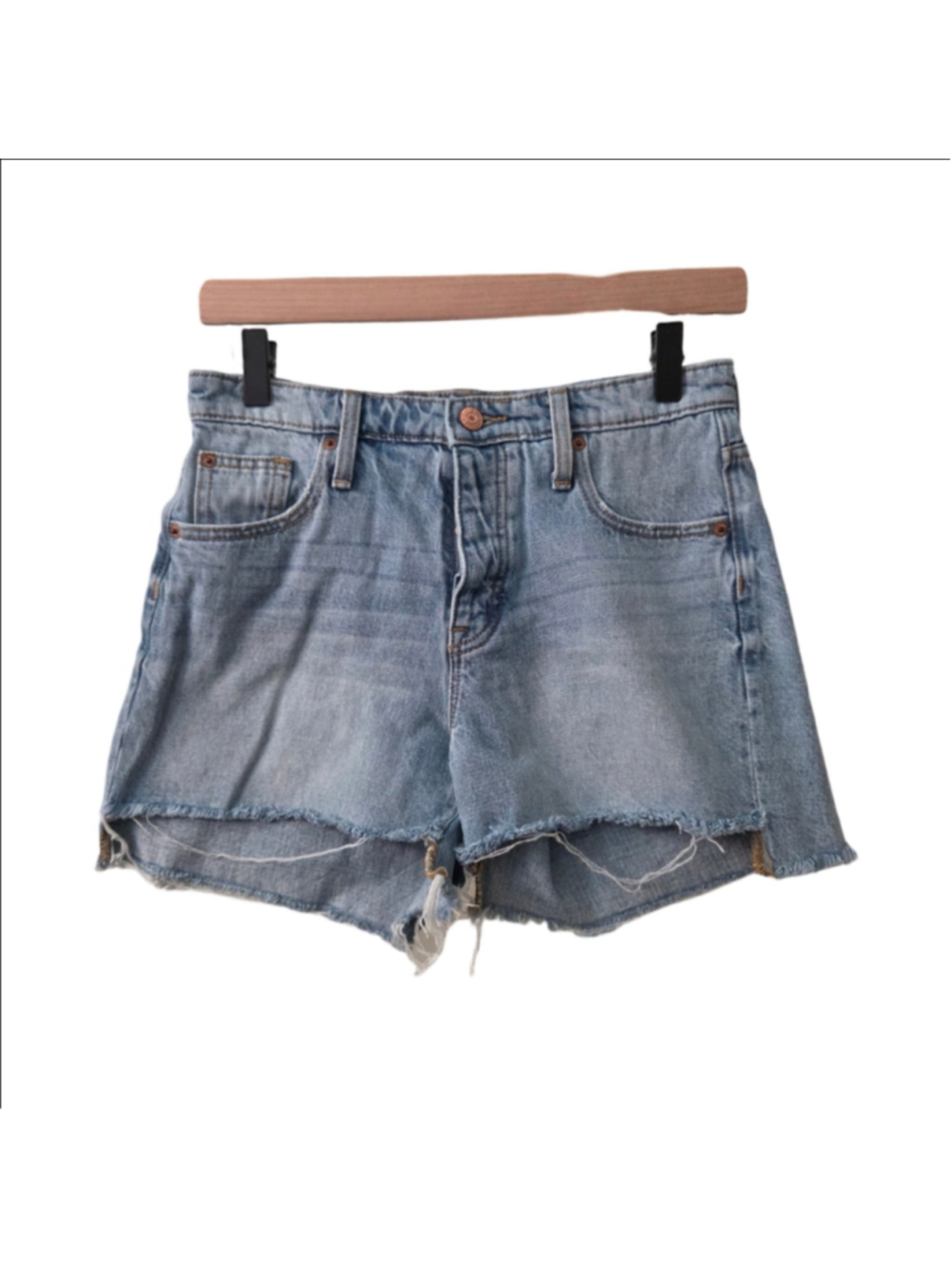 Gap Vintage Cut Off Denim Shorts Womens Size 2/26 Light Wash Blue